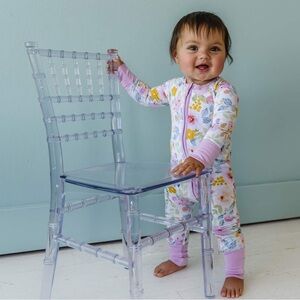 LITTLE SLEEPIES BELLA BLOOMS FLOWER ZIPPIES HTF - Size 12-18 Months Pristine